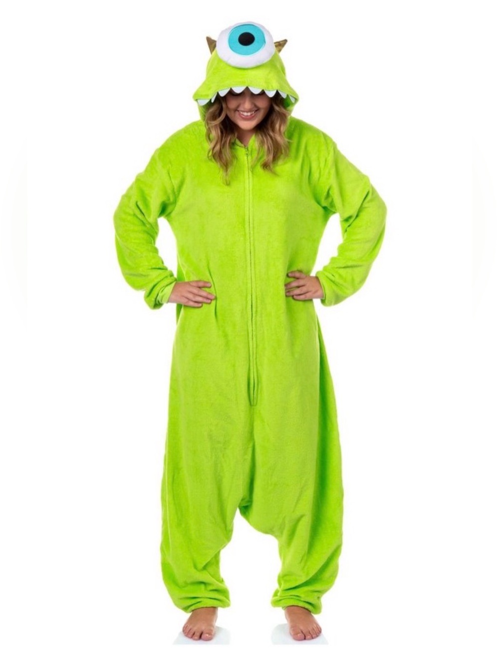 MIKE WAZOWSKI MONSTERS INC HALLOWEEN COSTUME UNISEX SMALL/MEDIUM